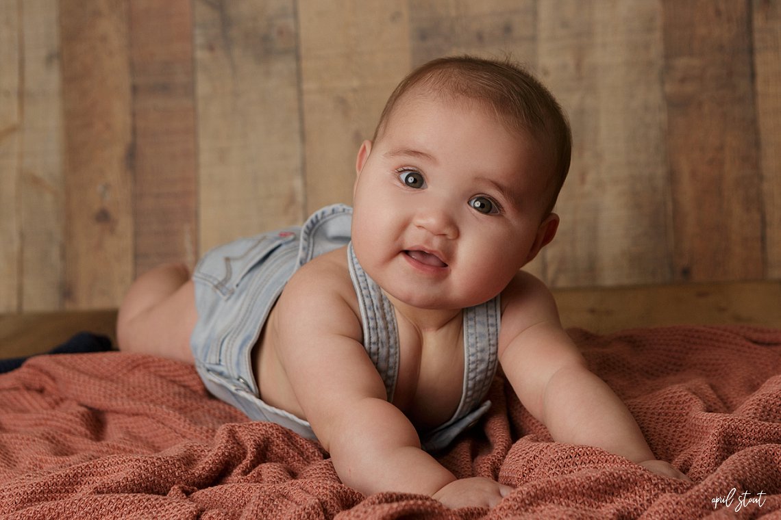 tulsa sitter session April Stout Photography 6 month old