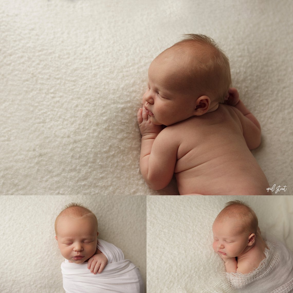 Tulsa oklahoma newborn baby boy photographer April Stout