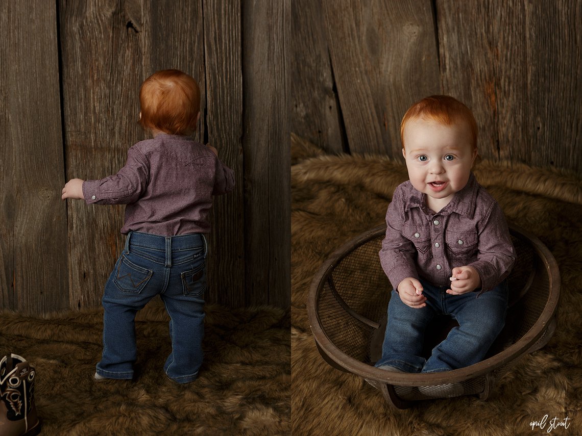 one year old photo session oklahoma april stout photography